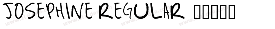 JOSEPHINE Regular字体转换